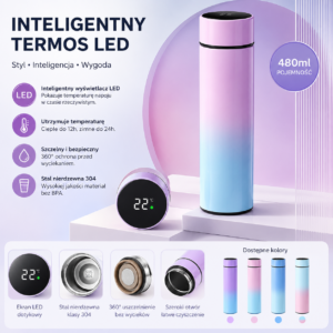 LumiTherm™ – Inteligentny Termos z Wyświetlaczem Temperatury